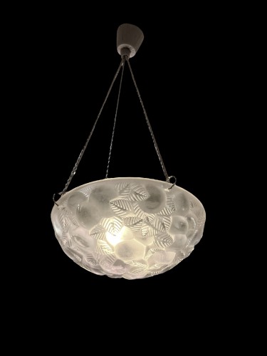 1929 René Lalique - Suspension Lausanne - Luminaires Style Art Déco