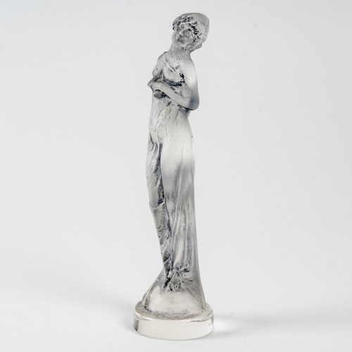 1912 René Lalique - Statuette Moyenne Voilée - Verrerie, Cristallerie Style Art Déco