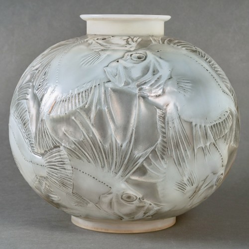 1921 René Lalique - Vase Poissons - Verrerie, Cristallerie Style Art Déco