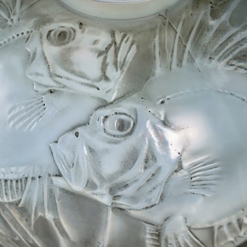 Art Déco - 1921 René Lalique - Vase Poissons