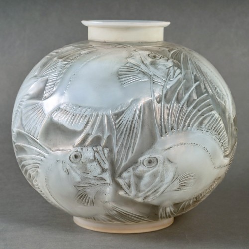 Antiquités - 1921 René Lalique - Vase Poissons