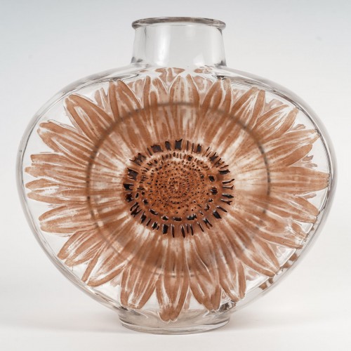 20th century - 1913 René Lalique - Vase Soleil