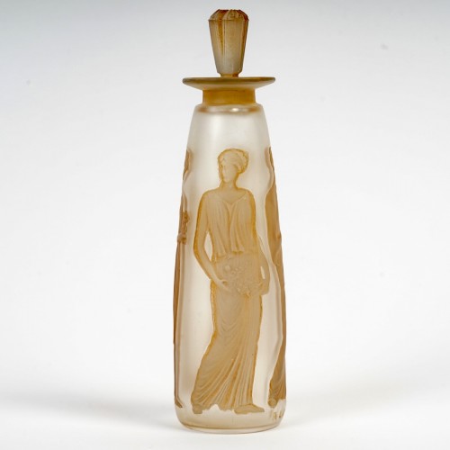 1910 René Lalique - Flacon Ambre Antique - BG Arts