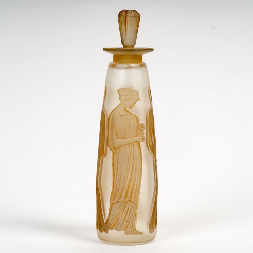 20th century - 1910 René Lalique - Perfume Bottle Ambre Antique