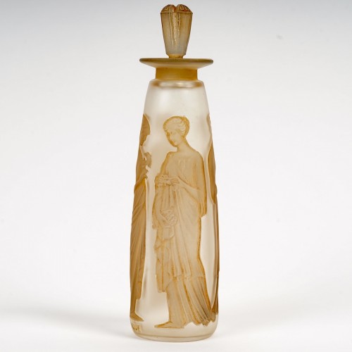 1910 René Lalique - Perfume Bottle Ambre Antique - Art Déco