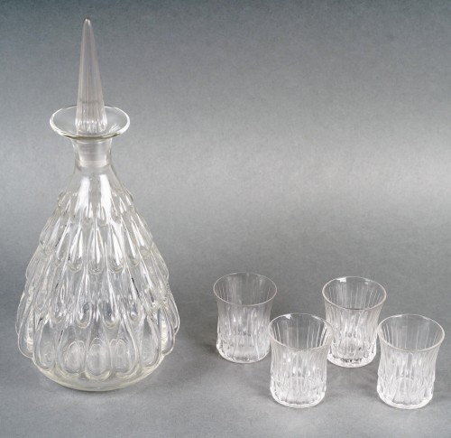 Verrerie, Cristallerie  - 1922 René Lalique - Service Gouttes d'Eau 