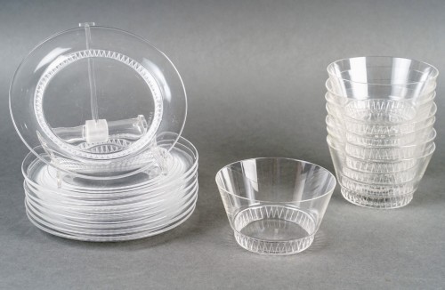 1933 René Lalique - Service Bourgueil - Art Déco