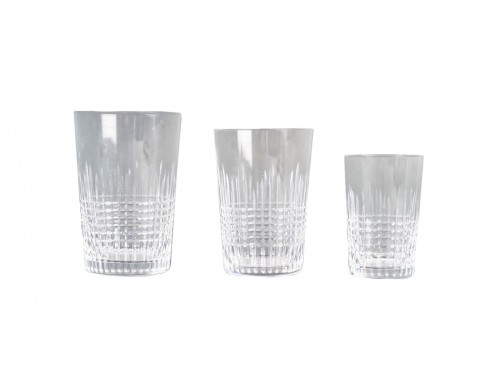 Baccarat - Set Of Tableware Nancy Clear Crystal - 36 Tumblers