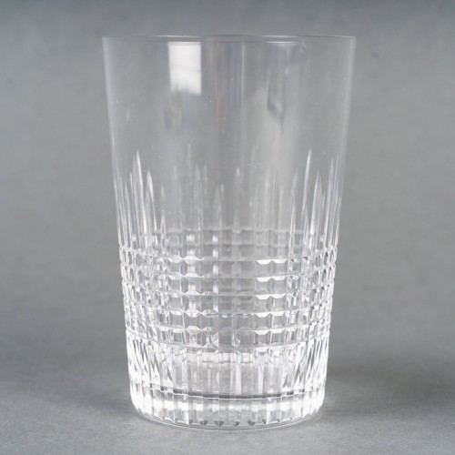 Baccarat - Set Of Tableware Nancy Clear Crystal - 36 Tumblers - 