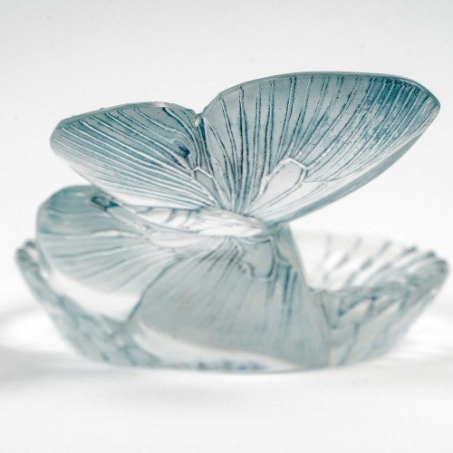 Glass & Crystal  - 1931 René Lalique - Ashtray Dahlia et Papillon