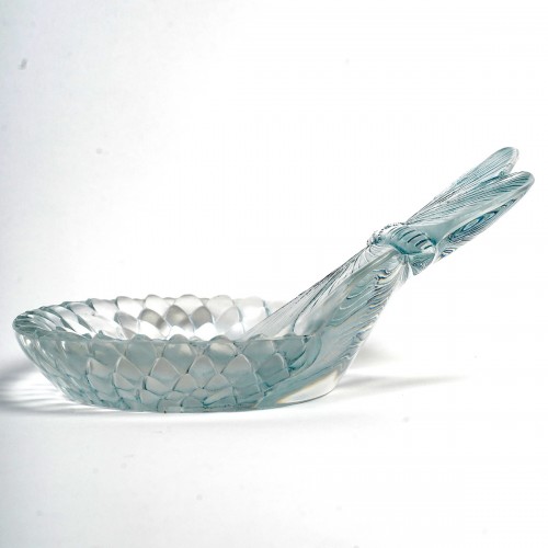 1931 René Lalique - Ashtray Dahlia et Papillon - 