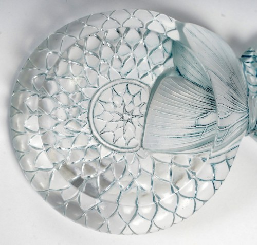 Art Déco - 1931 René Lalique - Ashtray Dahlia et Papillon