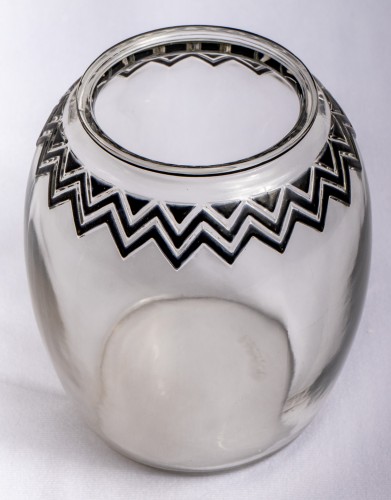 1926 René Lalique - Vase Koudour - Verrerie, Cristallerie Style Art Déco