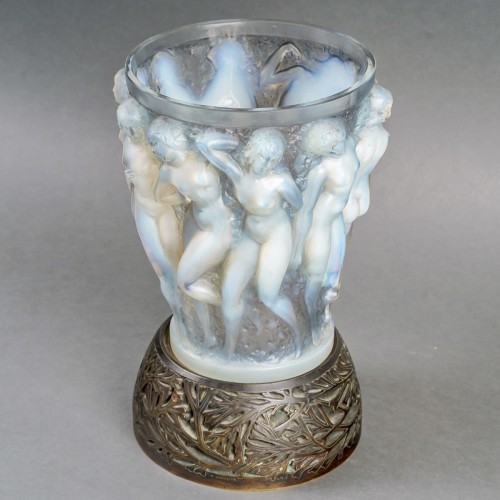 Verrerie, Cristallerie  - 1927 René Lalique - Vase Bacchantes