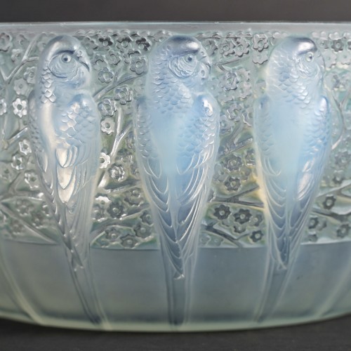 1931 René Lalique -bowl Perruches - 