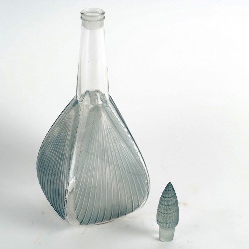 1920 René Lalique - Carafe Coquilles - Verrerie, Cristallerie Style Art Déco