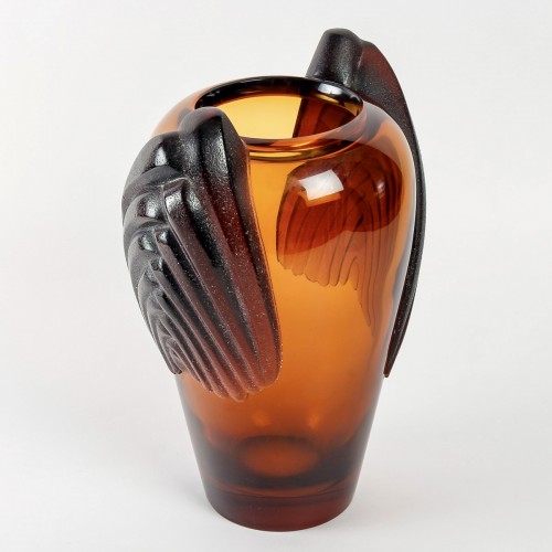 Lalique France - Vase Marrakech - Verrerie, Cristallerie Style 
