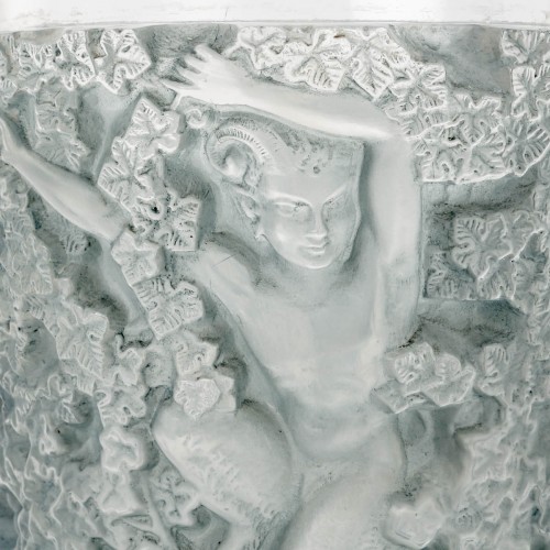 Verrerie, Cristallerie  - 1938 René Lalique - Vase Bacchus