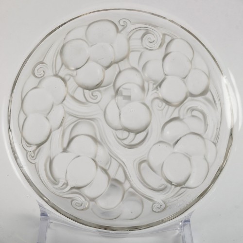 Verrerie, Cristallerie  - 1931 René Lalique - Service Marienthal 4 Assiettes - 4 Bols