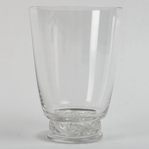 Verrerie, Cristallerie  - 1950 Marc Lalique - Service De Gobelets Verres Saint Hubert