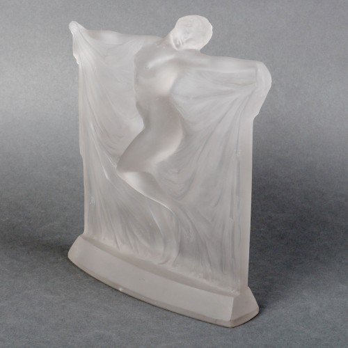 1925 René Lalique - Statuette &quot;Thais&quot; - Glass & Crystal Style Art Déco