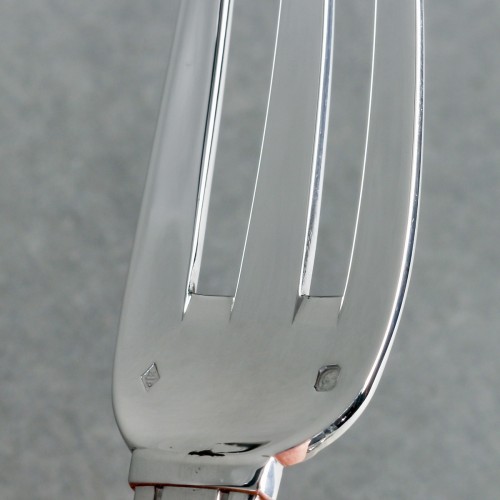  - Jean E. Puiforcat - Cutlery Flatware Set Art Deco Sterling Silver - 108 Pie