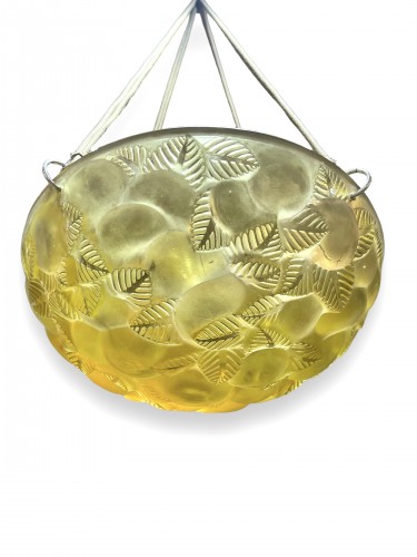 1929 René Lalique - Ceiling Fixture Light Chandelier Lausanne  - Lighting Style Art Déco