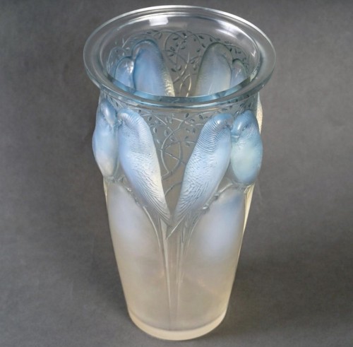 1924 René Lalique - Vase Ceylan - Verrerie, Cristallerie Style Art Déco