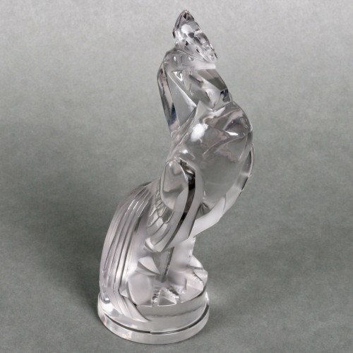 Glass & Crystal  - 1929 René Lalique - Car Mascot Coq Houdan Rooster