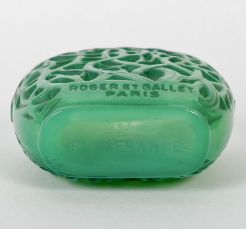 19256 René Lalique - Flacon Le Jade Pour Roger & Gallet - Art Déco