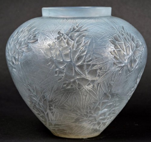 1923 Rene Lalique - Vase Esterel Cased - Art Déco