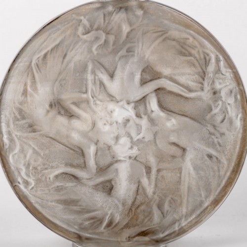 1912 René Lalique - Flacon Rosace Figurines - Verrerie, Cristallerie Style Art Déco