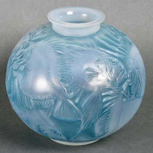 1921 René Lalique - Vase Poissons - Glass & Crystal Style Art Déco