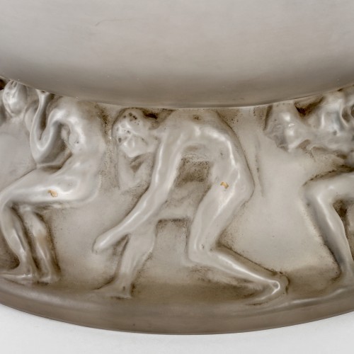 1914 René Lalique - Vase Lutteurs - 