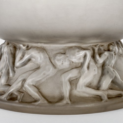 XXe siècle - 1914 René Lalique - Vase Lutteurs