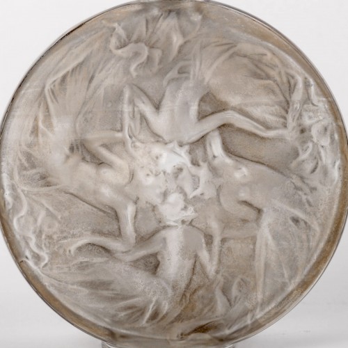 René Lalique - Flacon Rosace Figurines - Verrerie, Cristallerie Style Art Déco