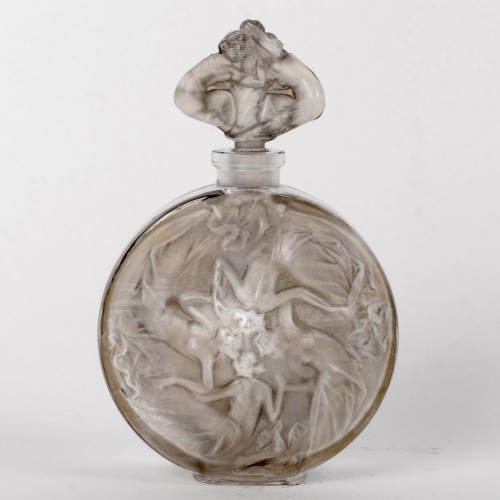 XXe siècle - René Lalique - Flacon Rosace Figurines