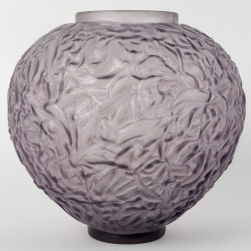 1920 René Lalique - Vase Gui - Verrerie, Cristallerie Style Art Déco