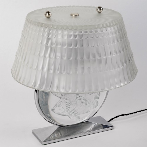 1931 René Lalique - Lampe "Poissons" - Luminaires Style Art Déco