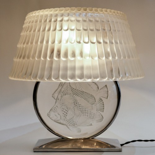 1931 René Lalique - Lampe "Poissons" - Art Déco
