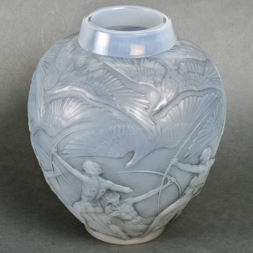1921 René Lalique - Vase Archers - Verrerie, Cristallerie Style Art Déco