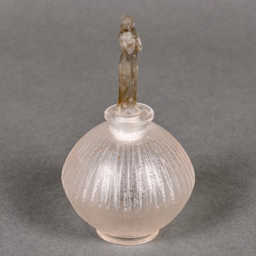 1914 René Lalique - Perfume Bottle Roses For d&#039;Orsay - Glass & Crystal Style Art Déco