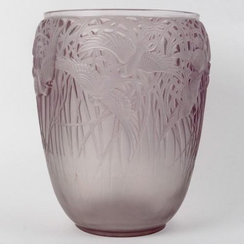 Verrerie, Cristallerie  - 1926 René Lalique - Vase Aigrettes