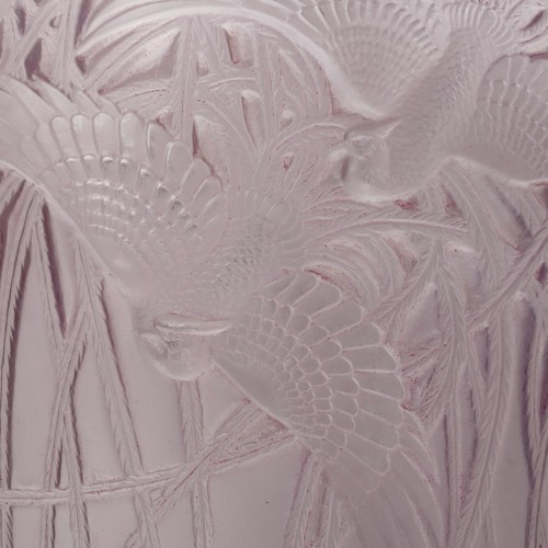 1926 René Lalique - Vase Aigrettes - BG Arts