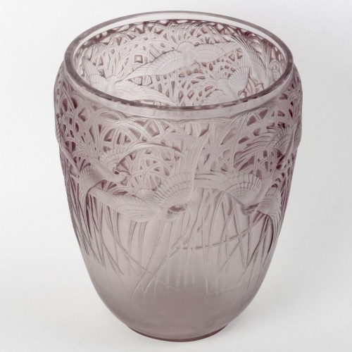XXe siècle - 1926 René Lalique - Vase Aigrettes