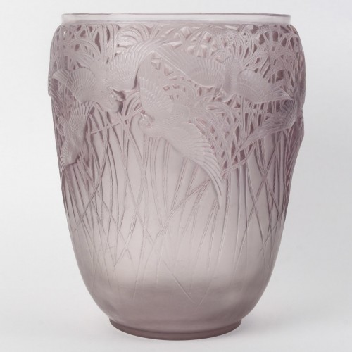 Art Déco - 1926 René Lalique - Aigrettes Vase