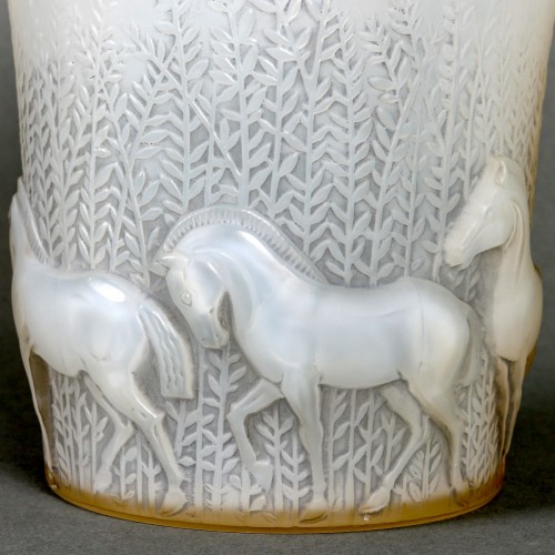 1930 René Lalique - Vase Chevaux - Art Déco
