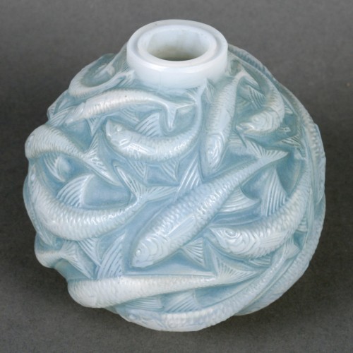 1927 René Lalique - Vase Oléron  - Verrerie, Cristallerie Style Art Déco