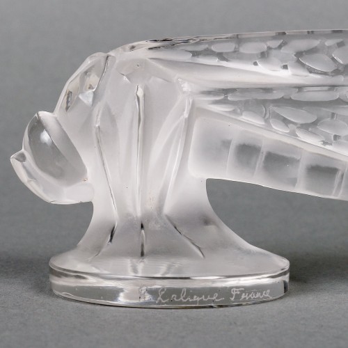 1928 René Lalique - Mascotte Automobile Petite Libellule - Art Déco