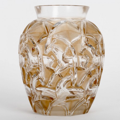 Verrerie, Cristallerie  - 1931 René Lalique - Vase Chamois